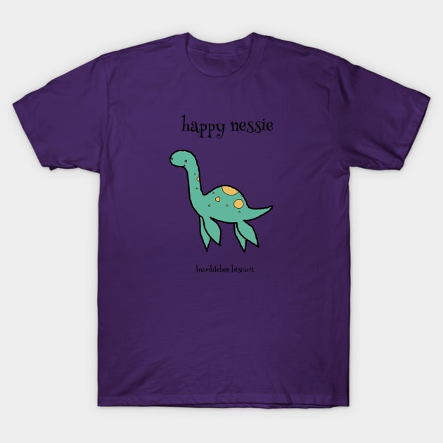 Happie Nessie by Bumblebee Biscuit T-Shirt by bumblebeebuiscut